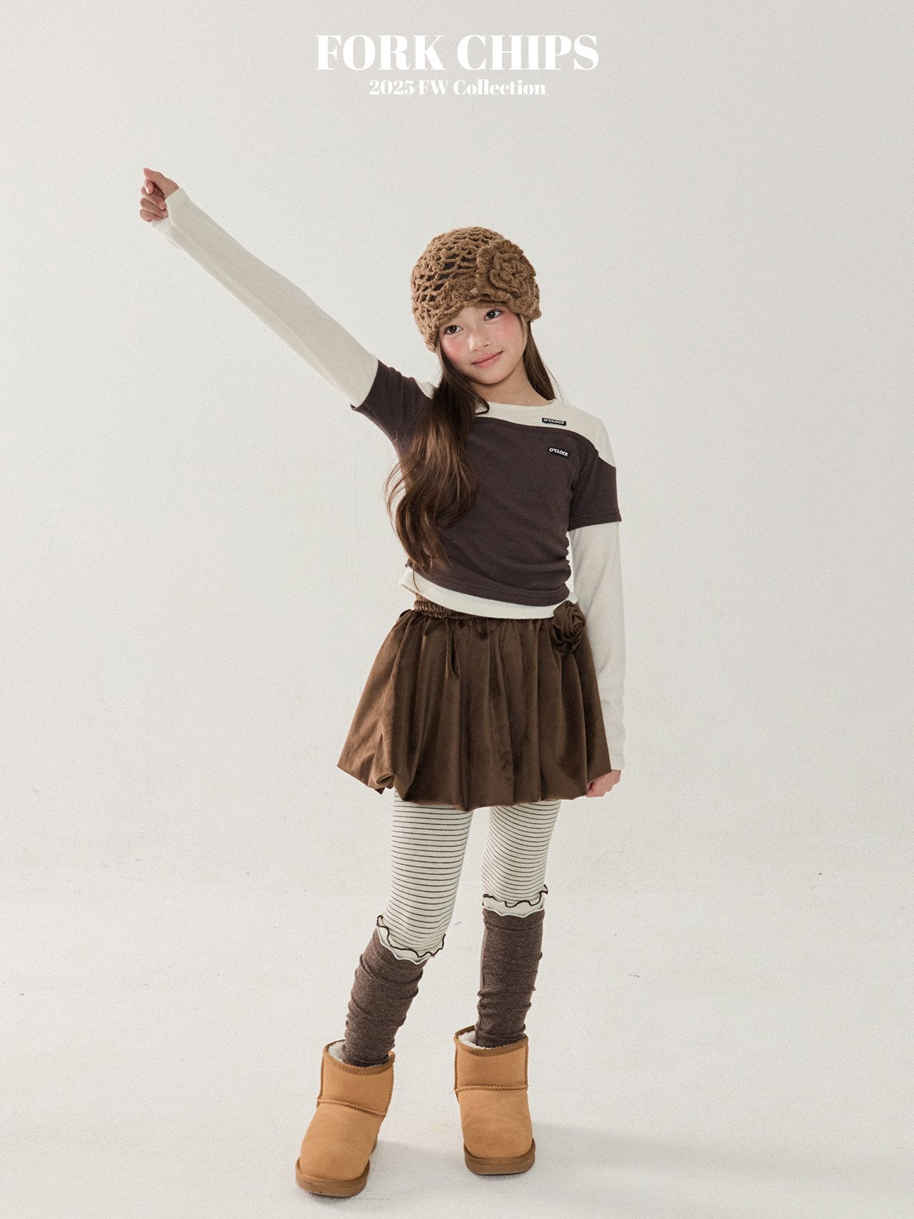 FORK CHIPS O'clock layered top