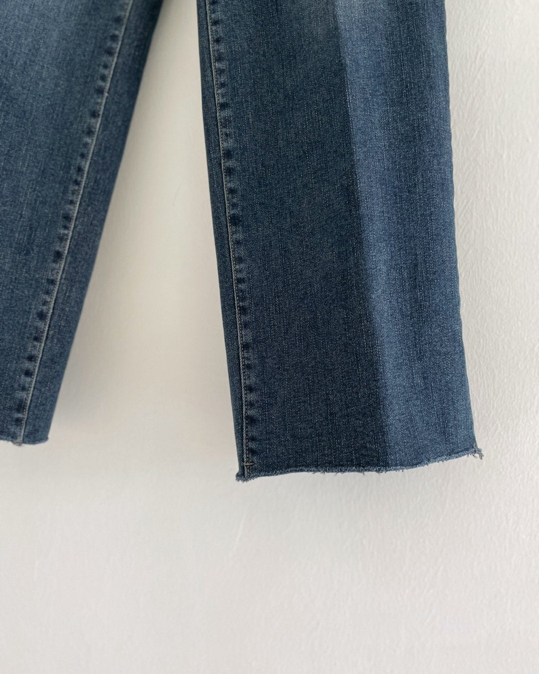MOMS WEAR HOWLUK Wide straight fit denim pants (Fleece inside)