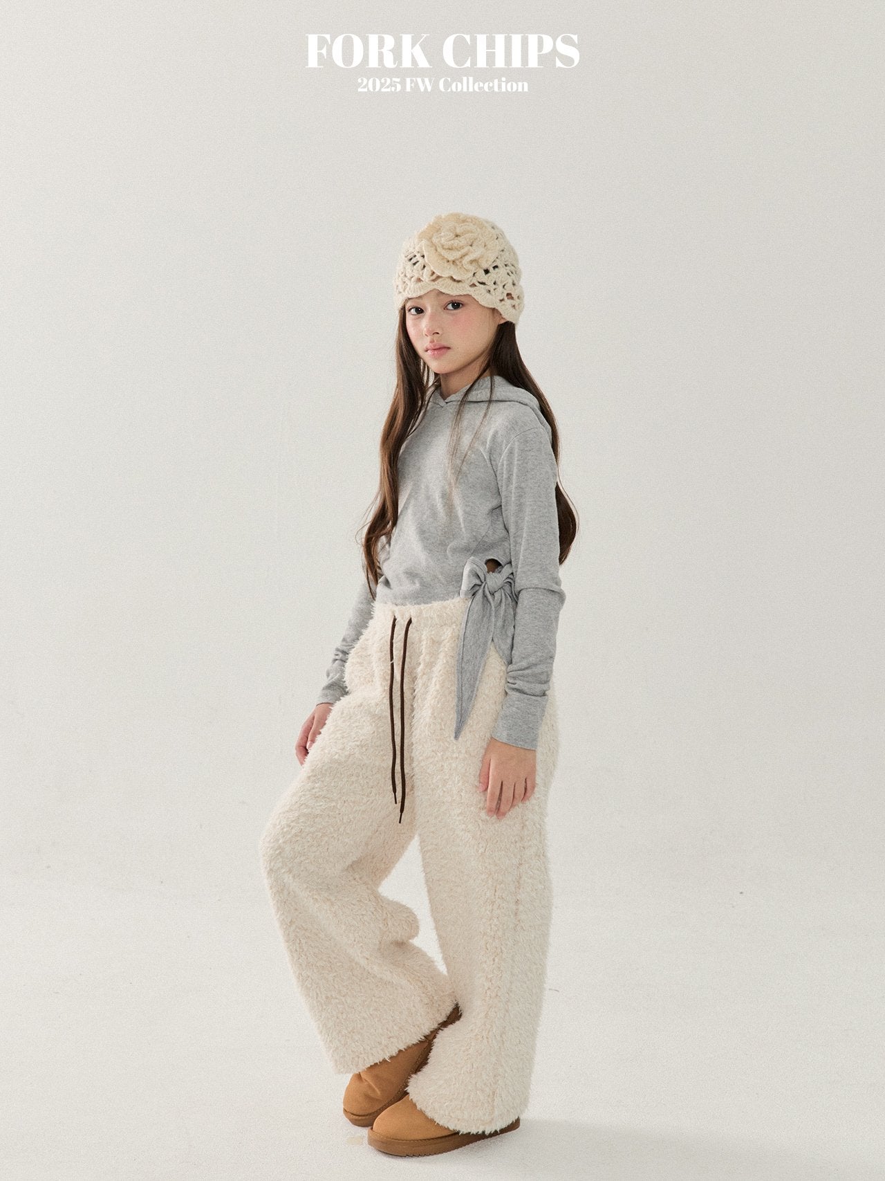 FORK CHIPS Pooh wide pants