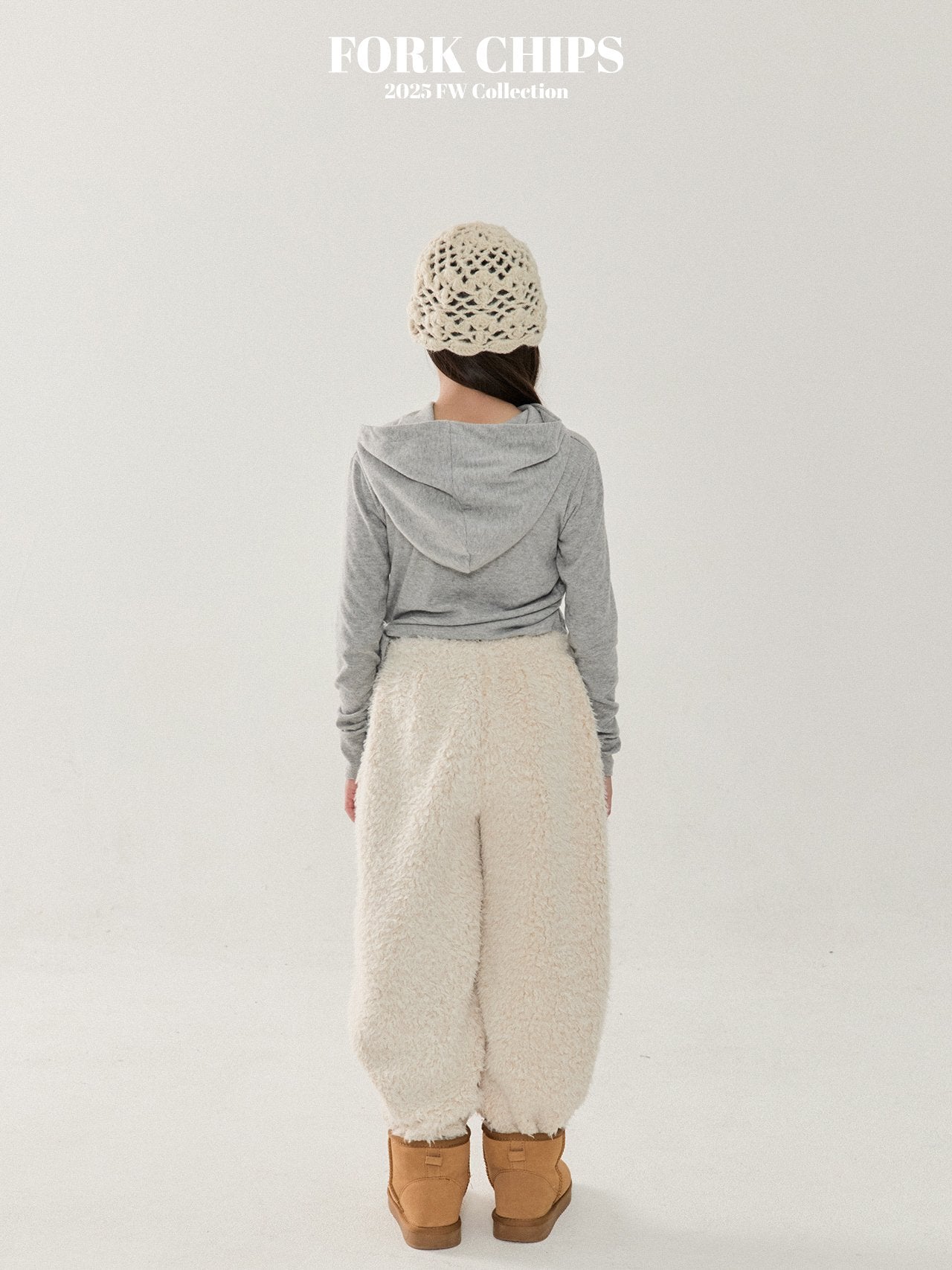 FORK CHIPS Pooh wide pants