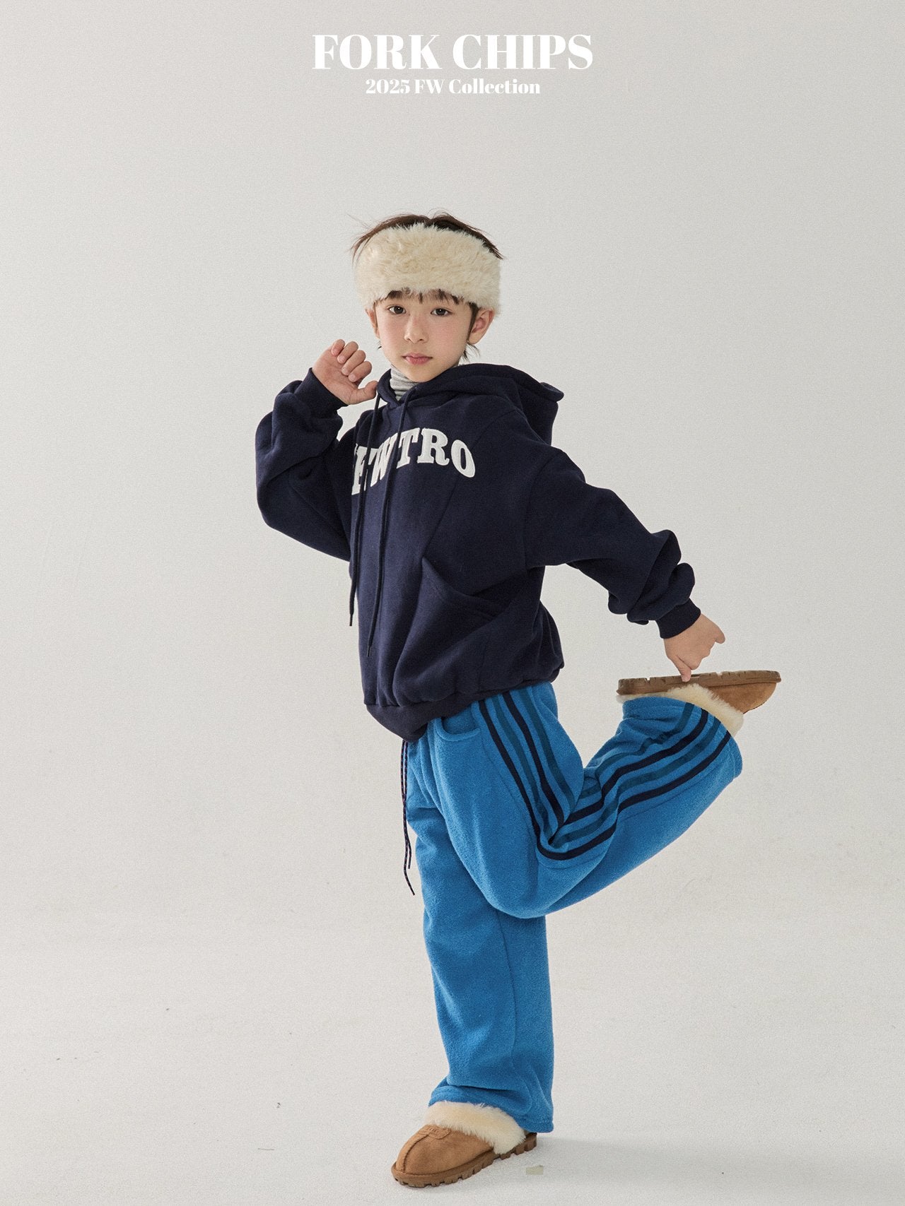 FORK CHIPS Funky tape pants