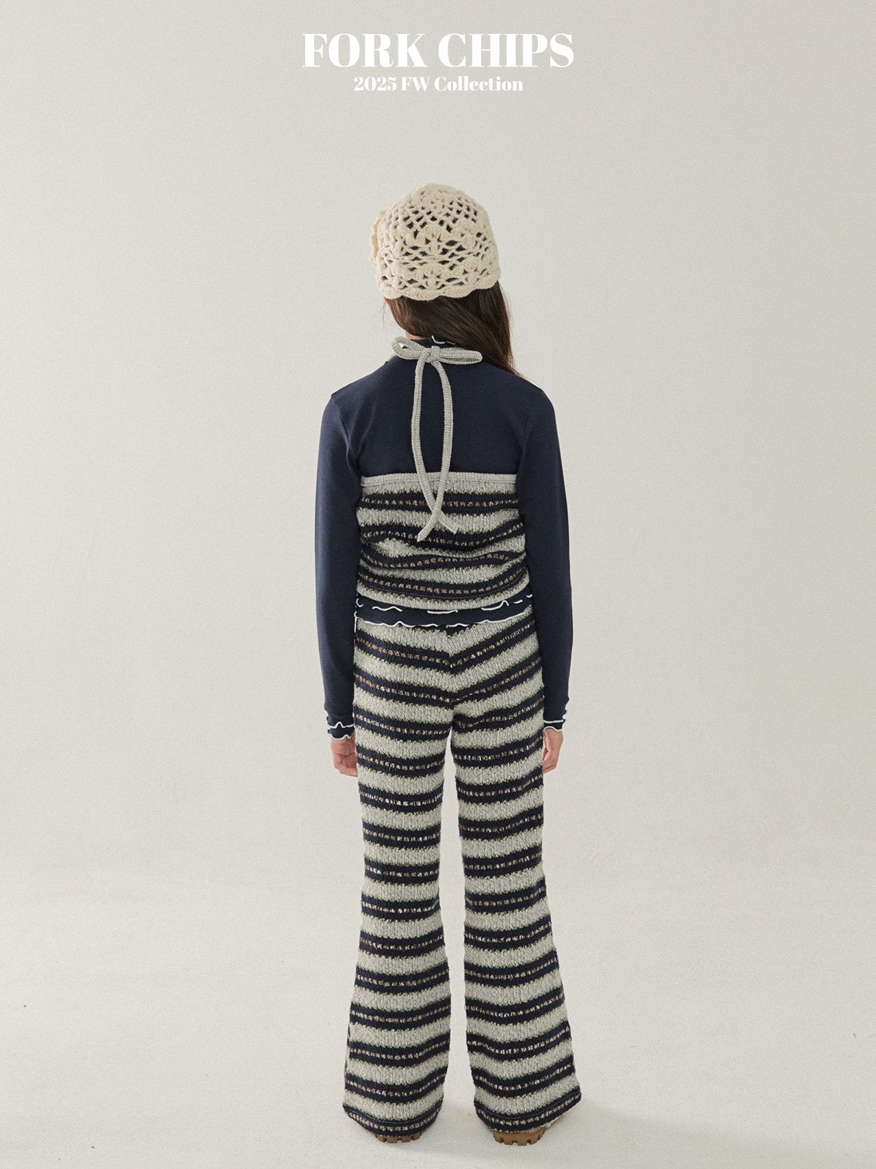 FORK CHIPS Wafer knit set