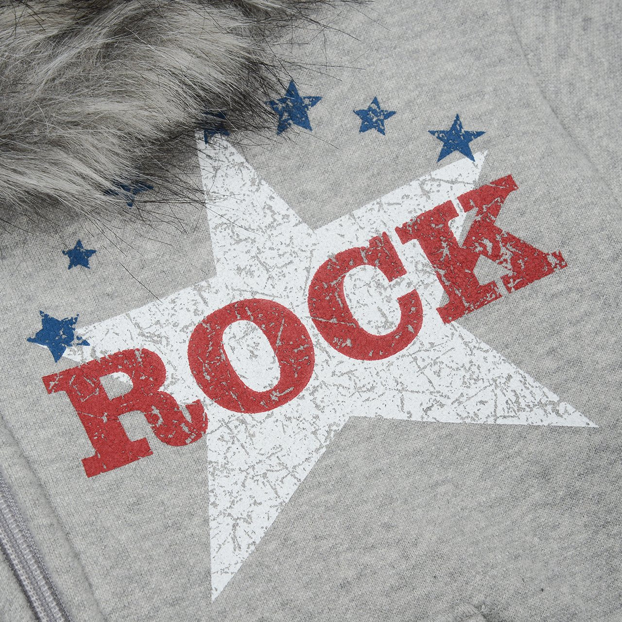 FORK CHIPS Rock star hood zip up