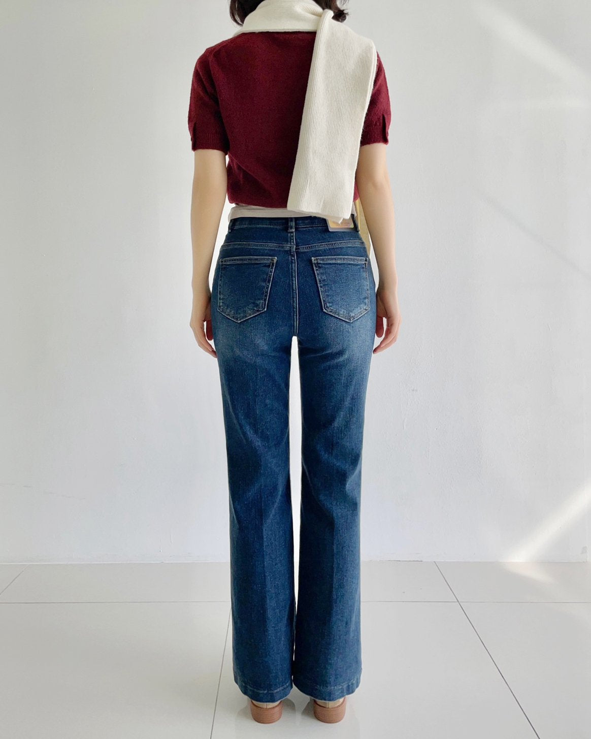 MOMS WEAR HOWLUK Pressed crease bootcut pants (Fleece inside)