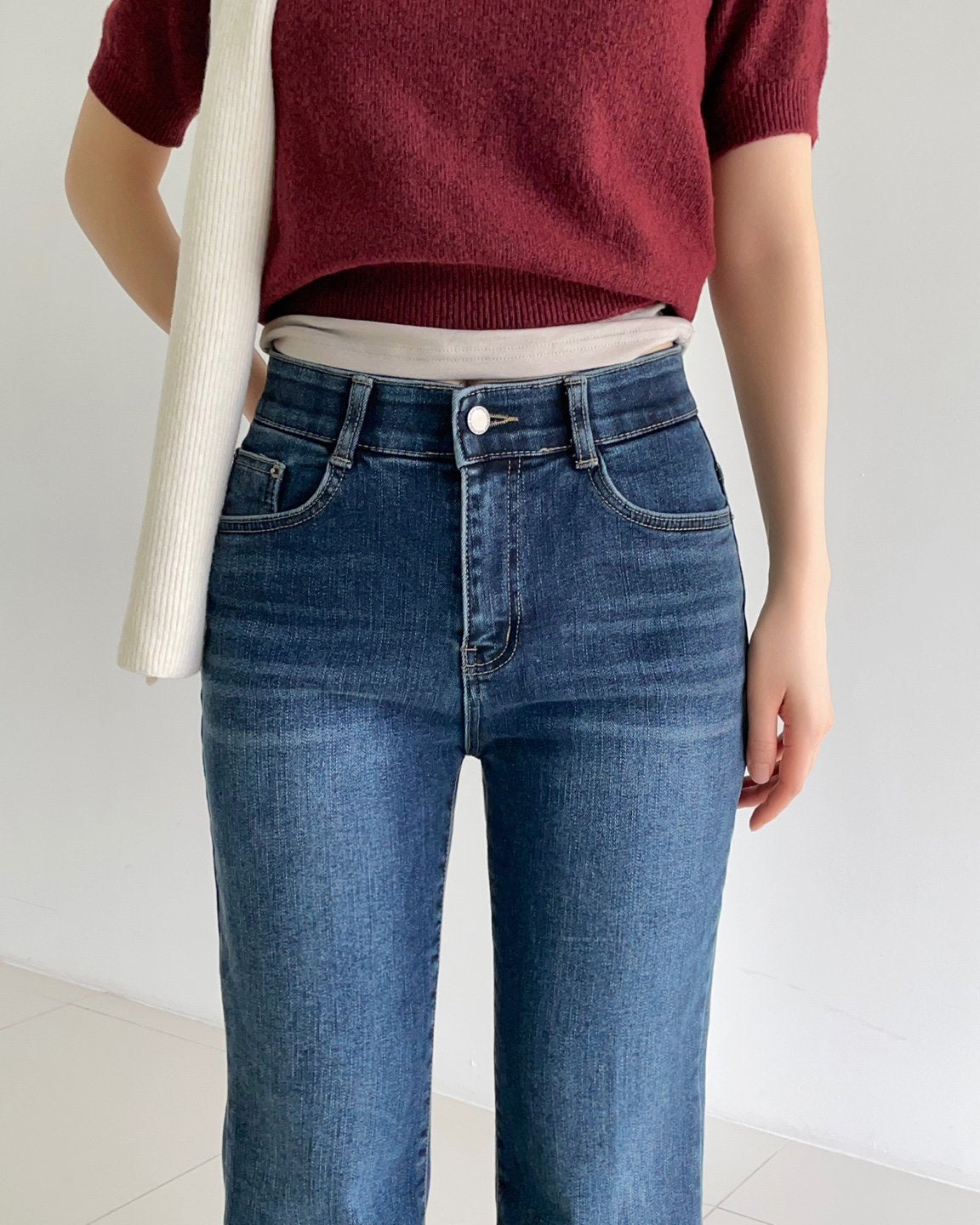MOMS WEAR HOWLUK Pressed crease bootcut pants (Fleece inside)