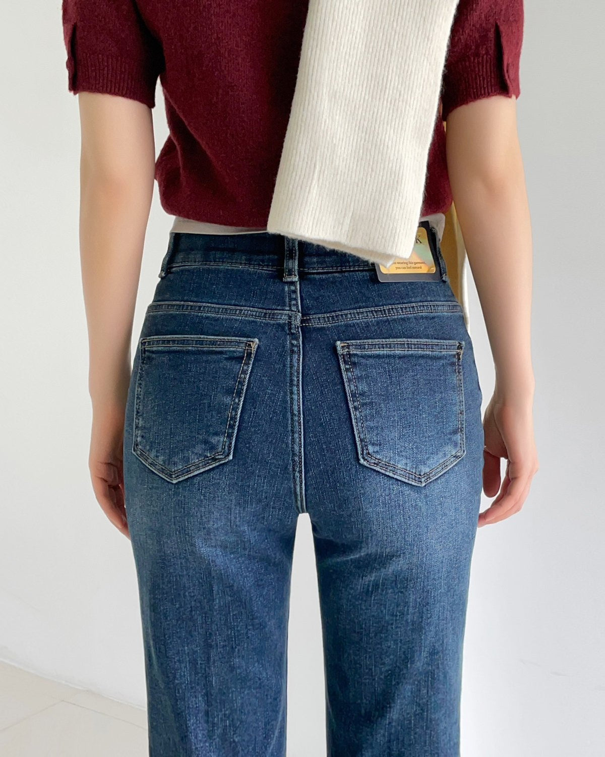 MOMS WEAR HOWLUK Pressed crease bootcut pants (Fleece inside)