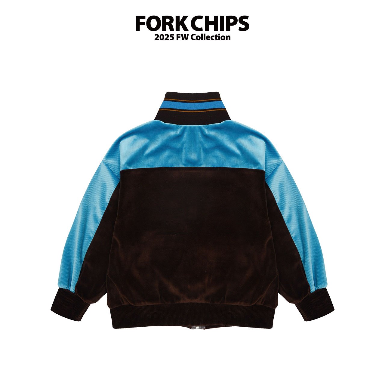 FORK CHIPS Good luck velour zip up set