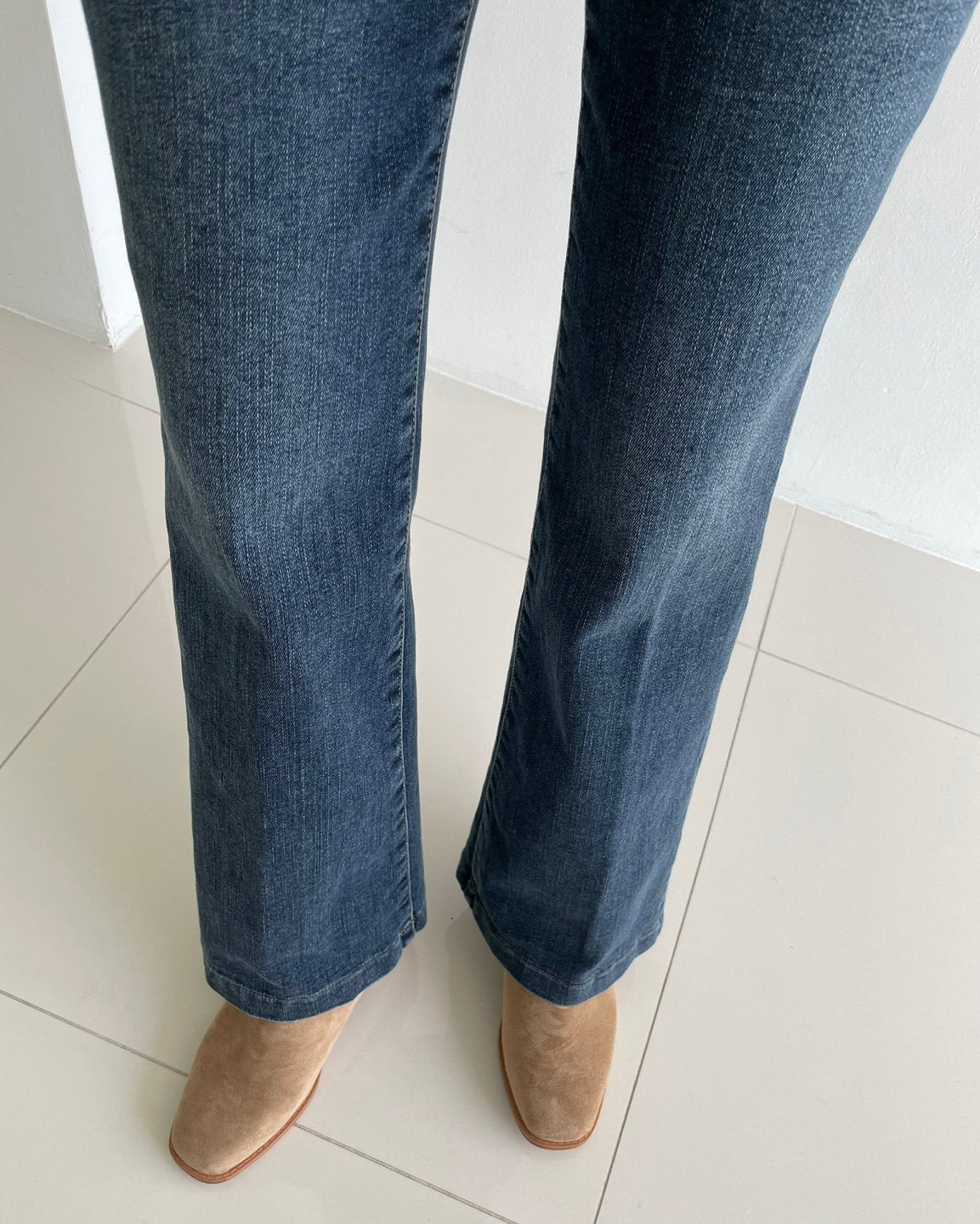 MOMS WEAR HOWLUK Pressed crease bootcut pants (Fleece inside)