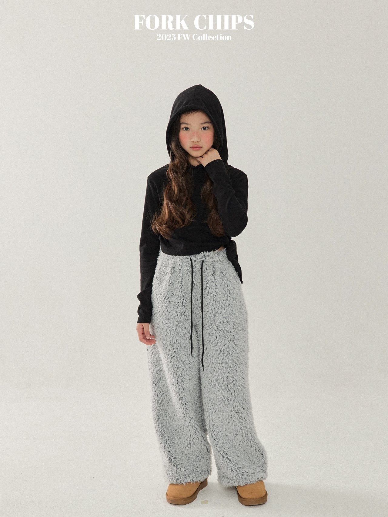 FORK CHIPS Jessi twisted hood top