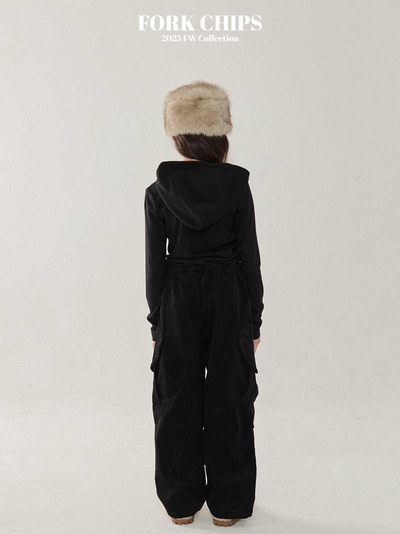 FORK CHIPS Merry heart cargo pants