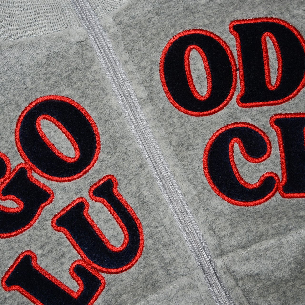 FORK CHIPS Good luck velour zip up set