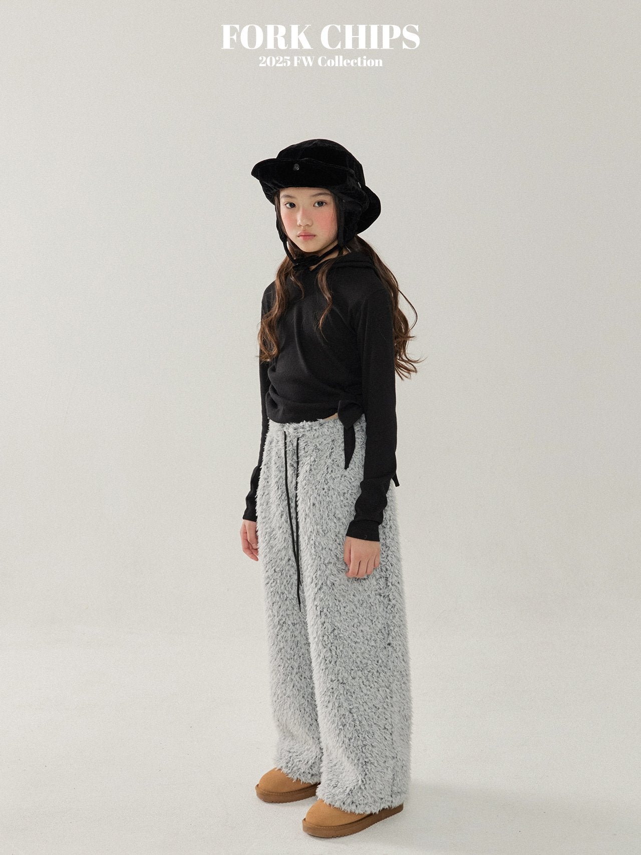 FORK CHIPS Jessi twisted hood top