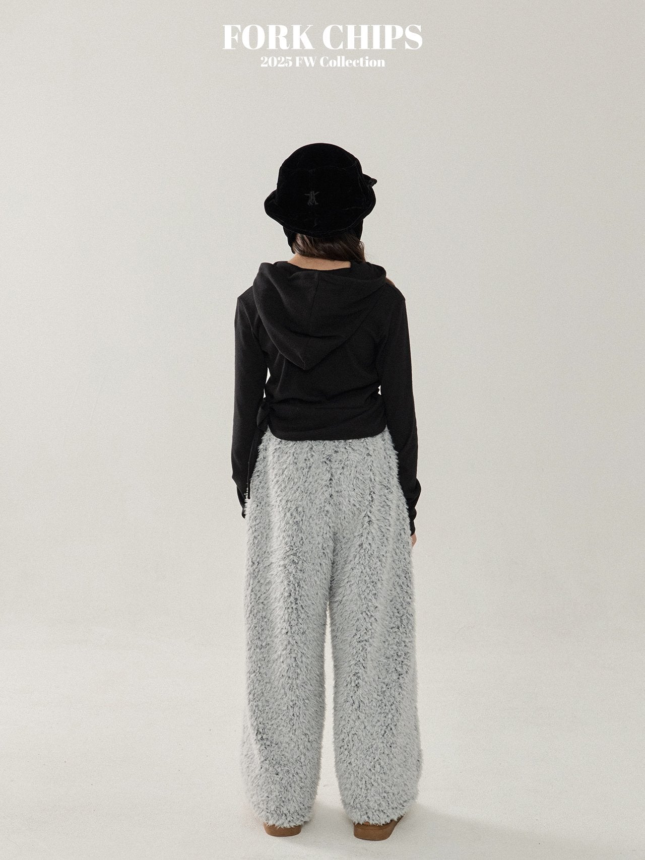 FORK CHIPS Jessi twisted hood top