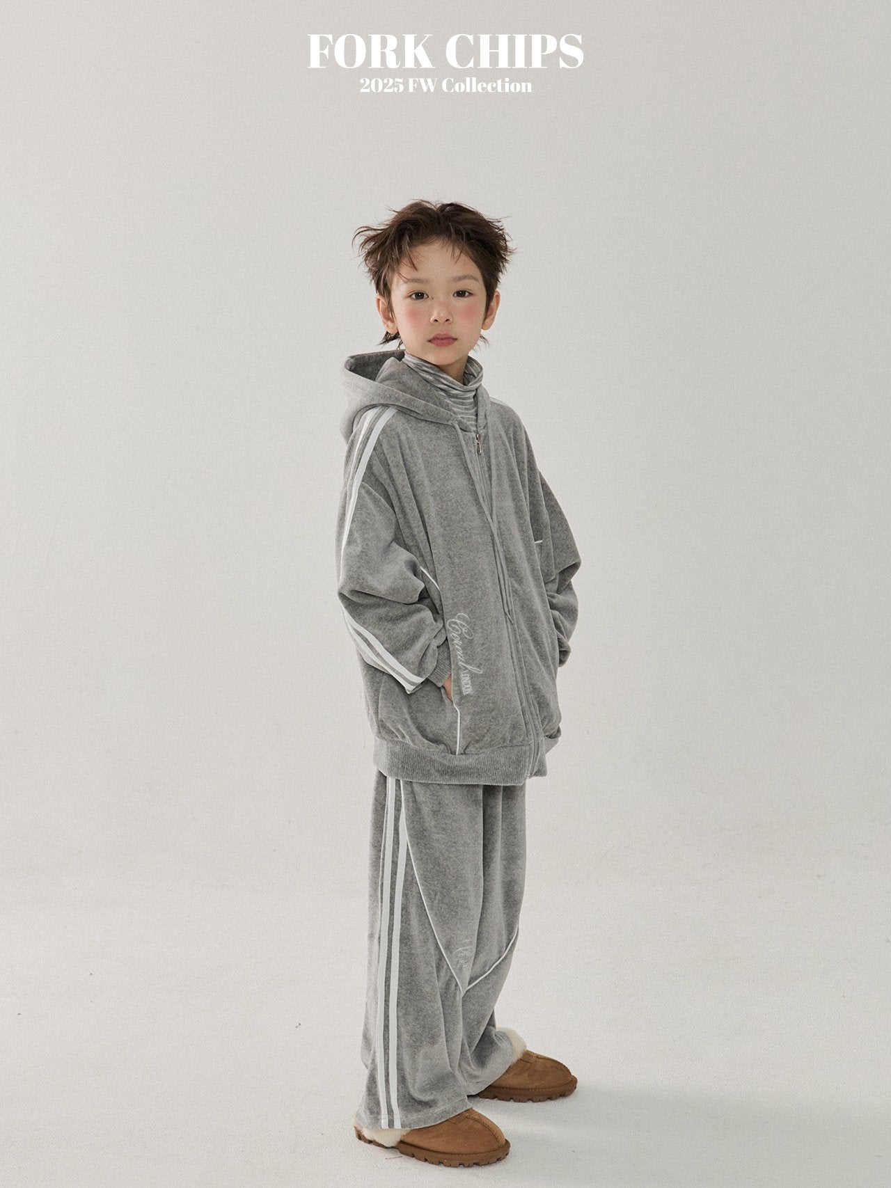 FORK CHIPS Cereal velour 2pc set