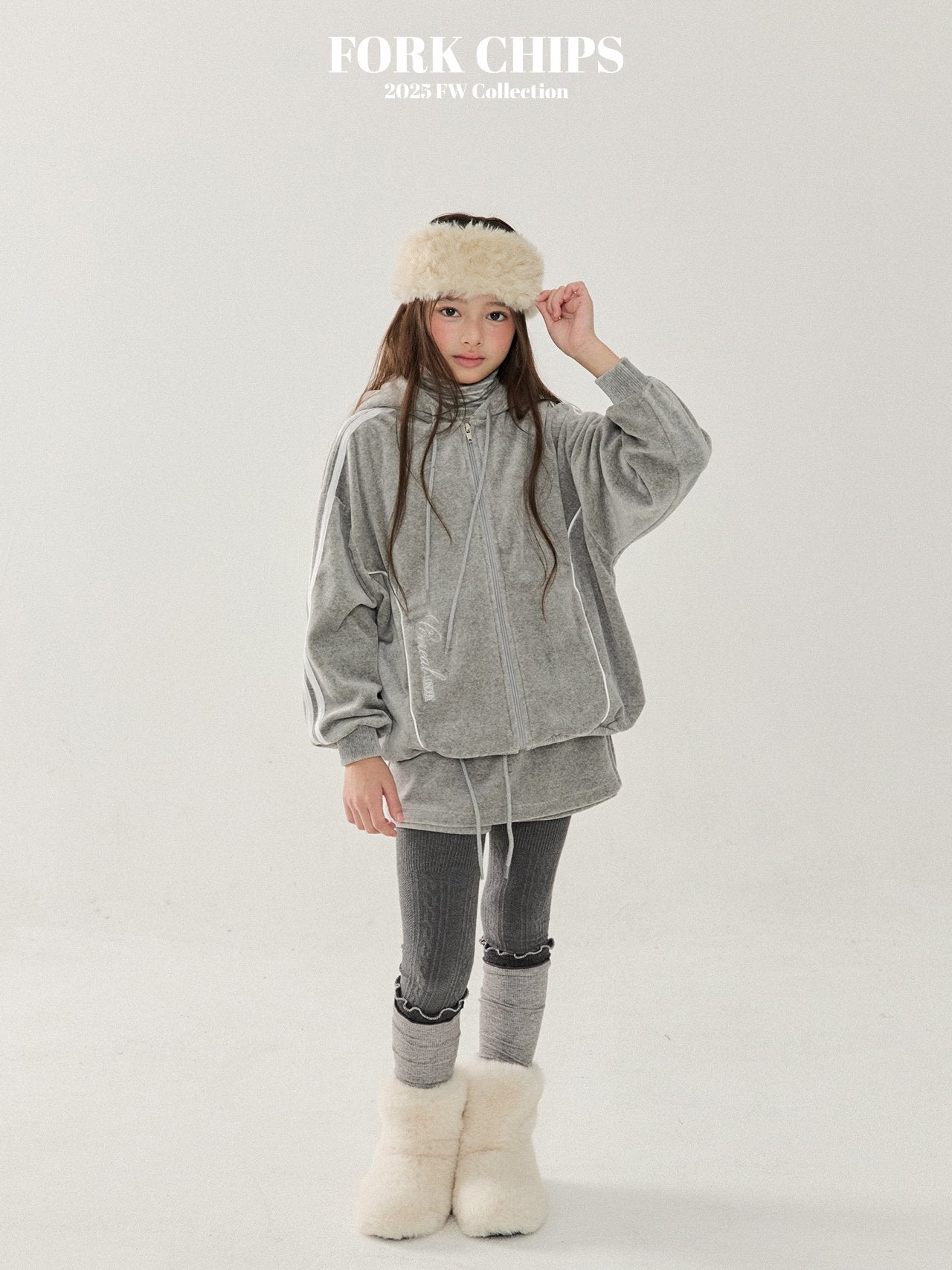 FORK CHIPS Cereal velour 2pc set