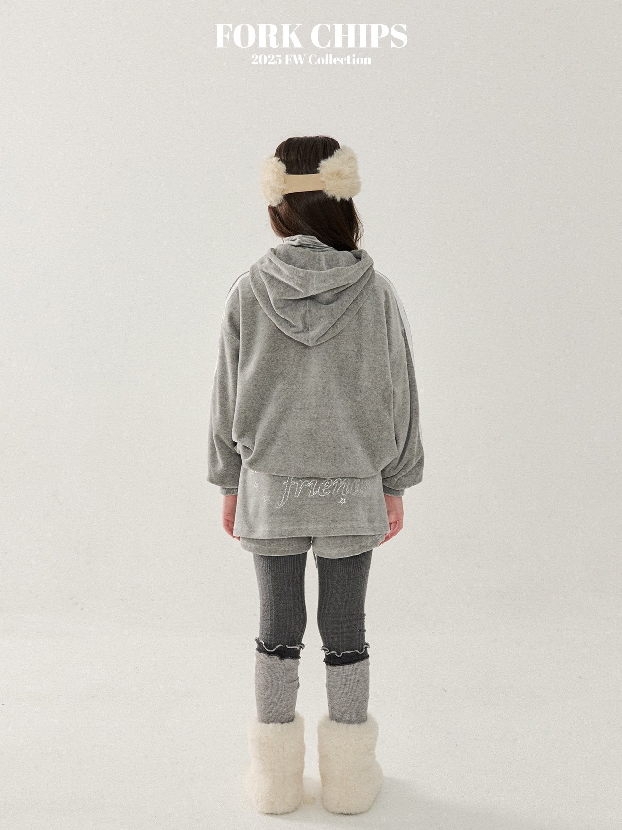 FORK CHIPS Cereal velour 2pc set