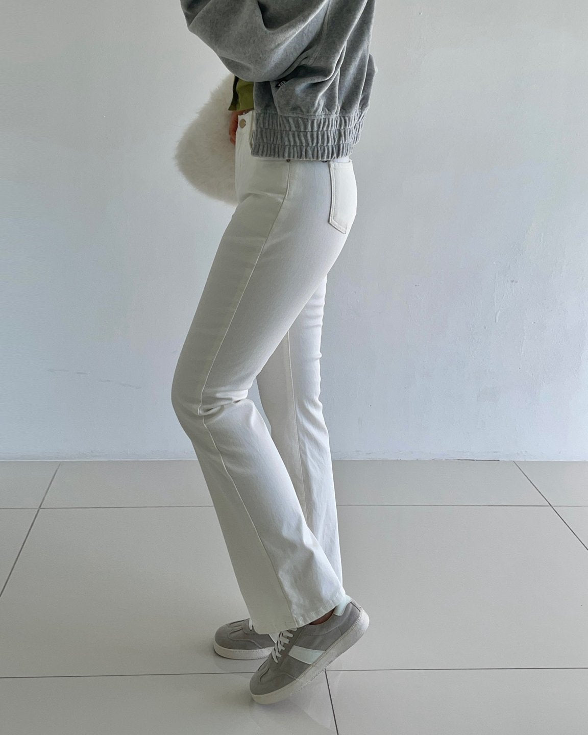 MOMS WEAR HOWLUK Rayon bootcut pants (Fleece inside)