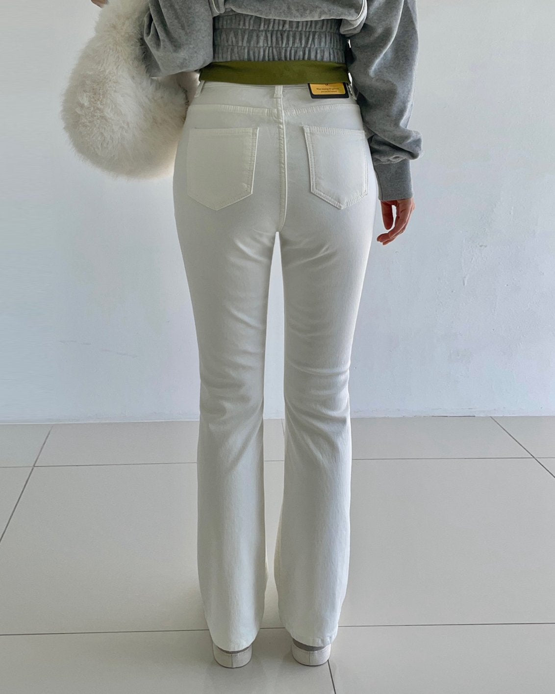 MOMS WEAR HOWLUK Rayon bootcut pants (Fleece inside)