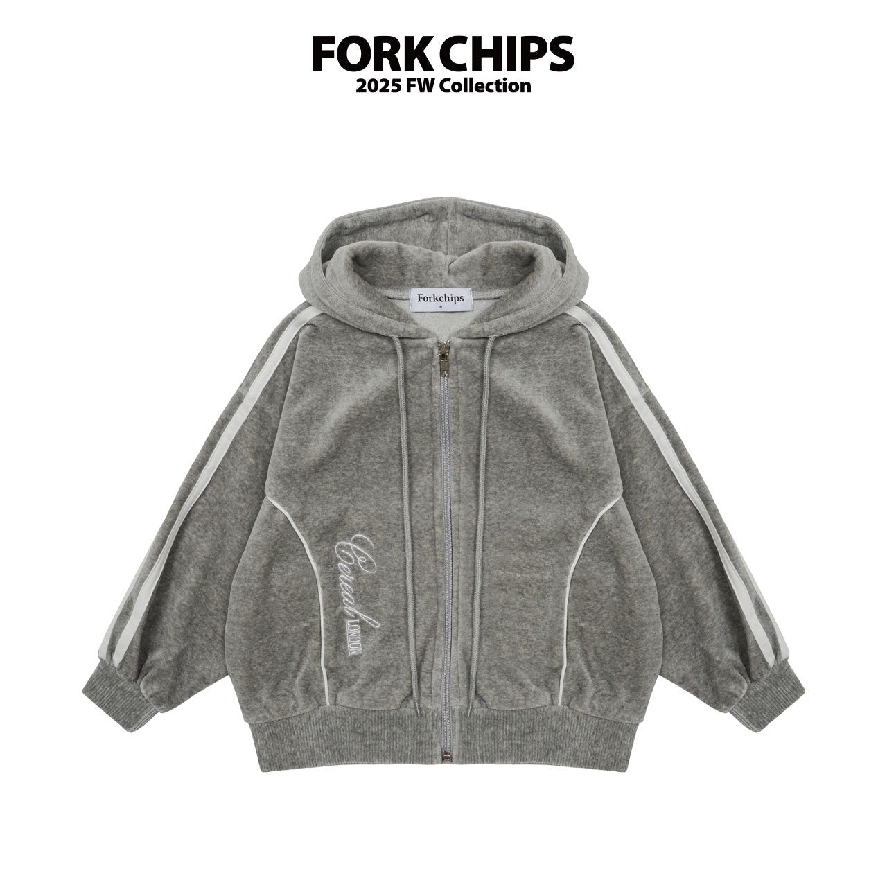 FORK CHIPS Cereal velour 2pc set