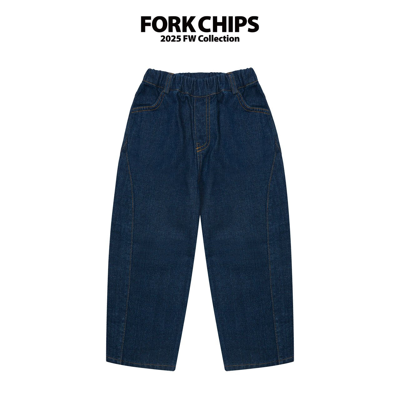 FORK CHIPS Eco denim pants