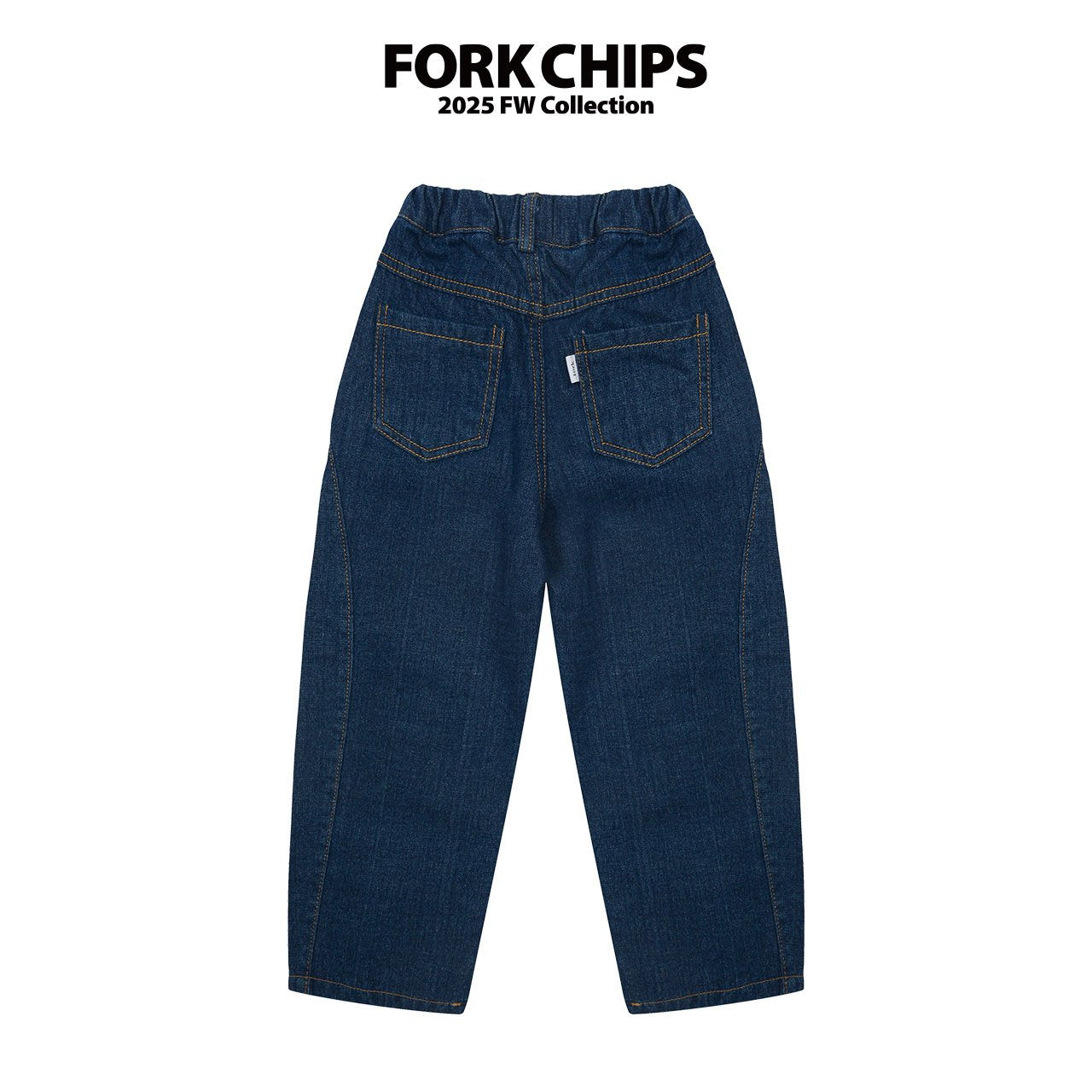 FORK CHIPS Eco denim pants