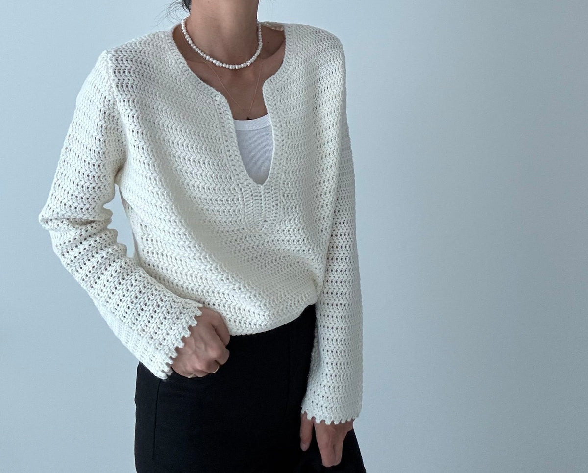 MOMS WEAR Cable Knit Sweater