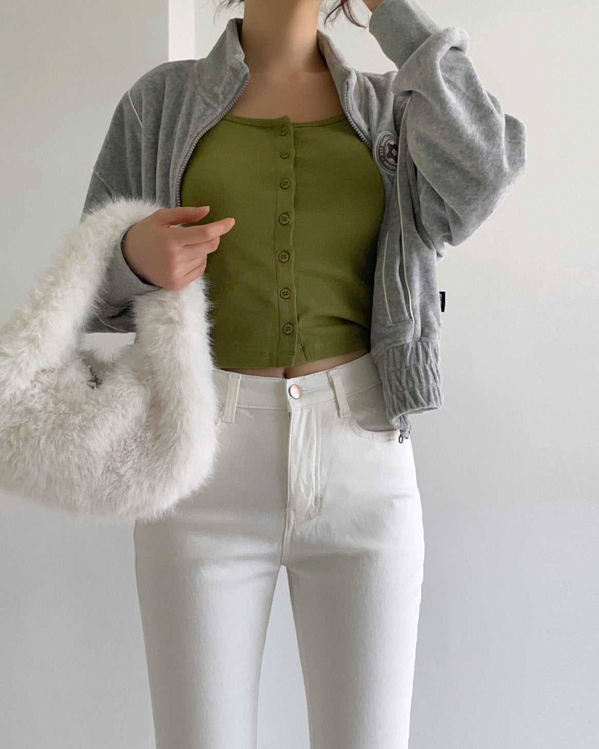 MOMS WEAR HOWLUK Rayon bootcut pants (Fleece inside)