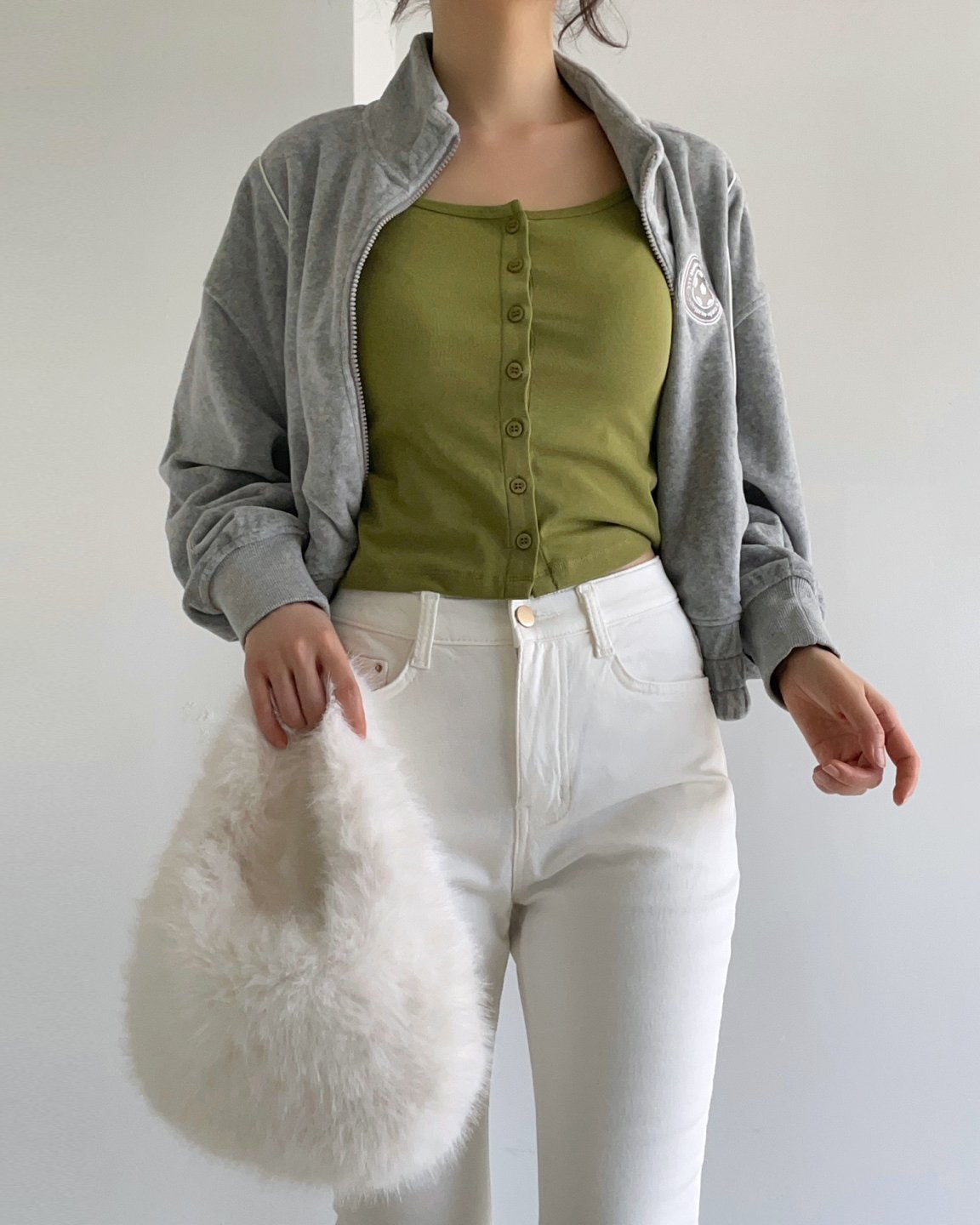 MOMS WEAR HOWLUK Rayon bootcut pants (Fleece inside)