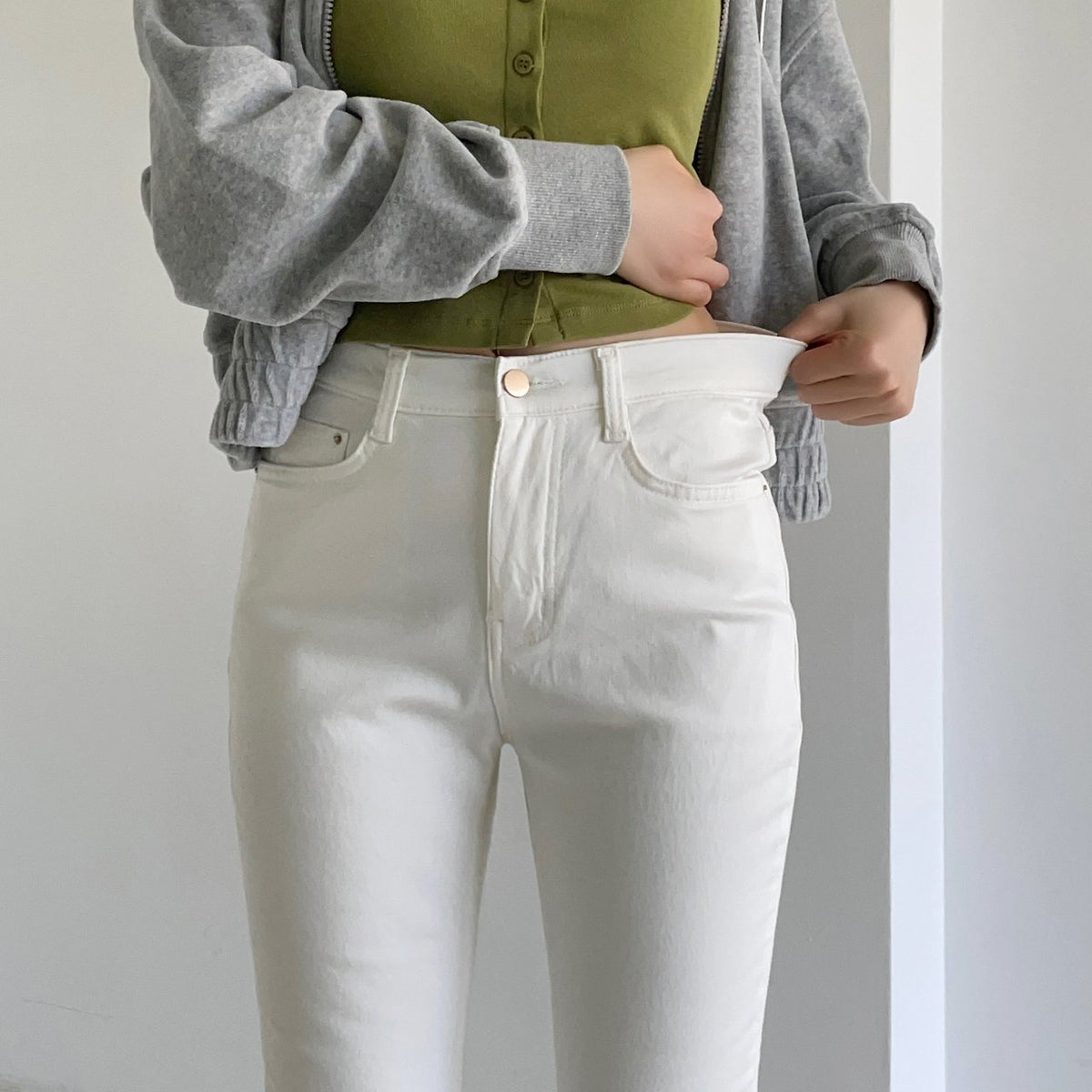 MOMS WEAR HOWLUK Rayon bootcut pants (Fleece inside)