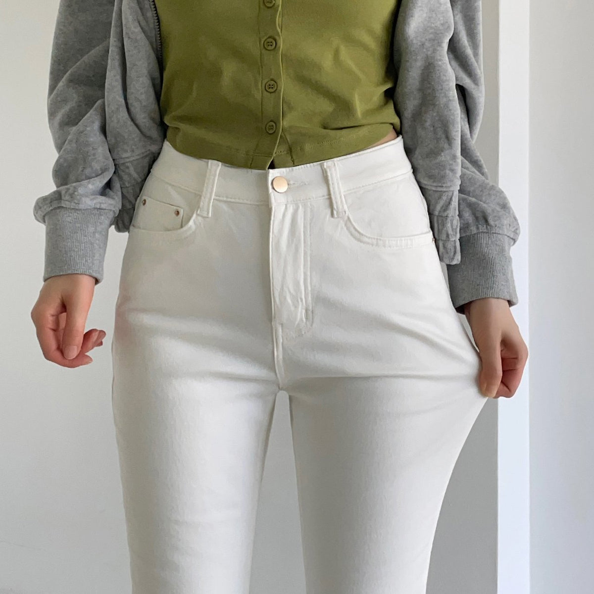 MOMS WEAR HOWLUK Rayon bootcut pants (Fleece inside)