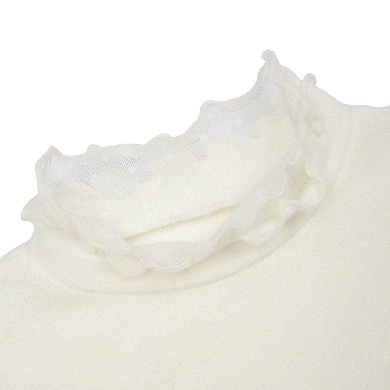 FORK CHIPS Snow turtle neck top