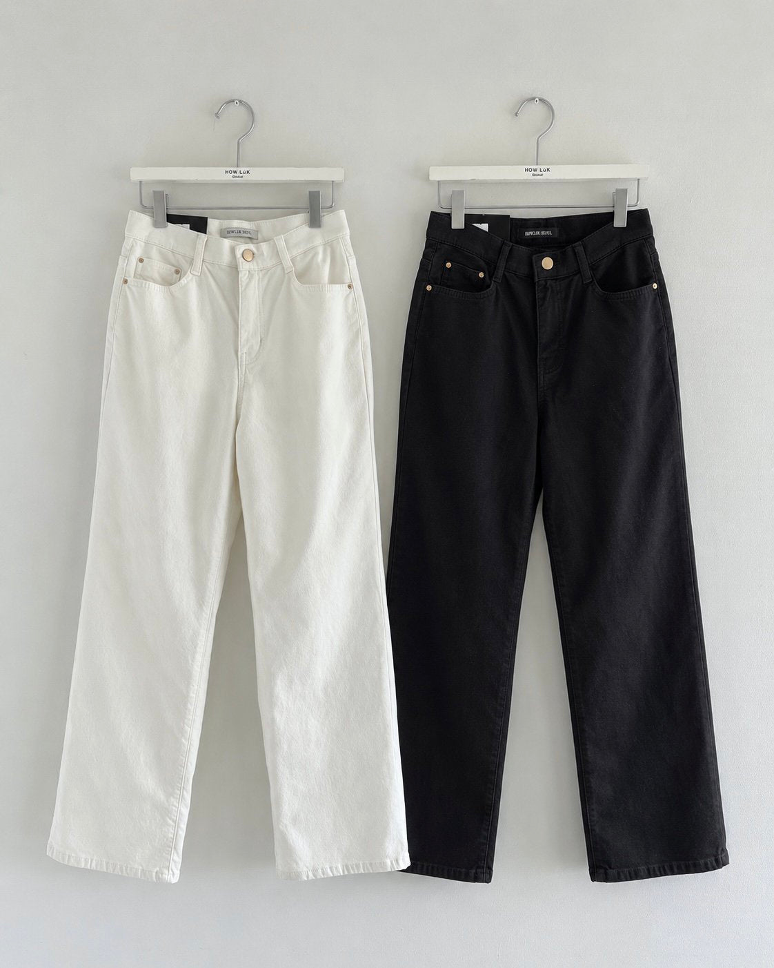 MOMS WEAR HOWLUK Rayon straight fit pants (Fleece inside)