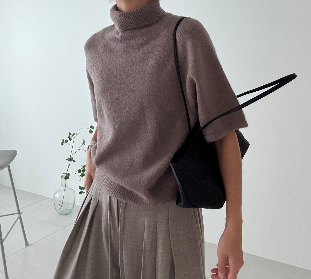 MOMS WEAR Rabbit Polar Knit
