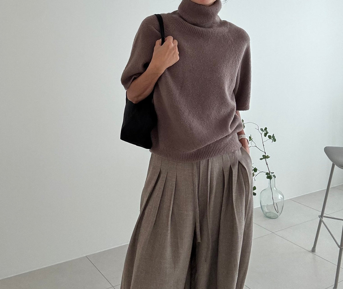 MOMS WEAR Rabbit Polar Knit