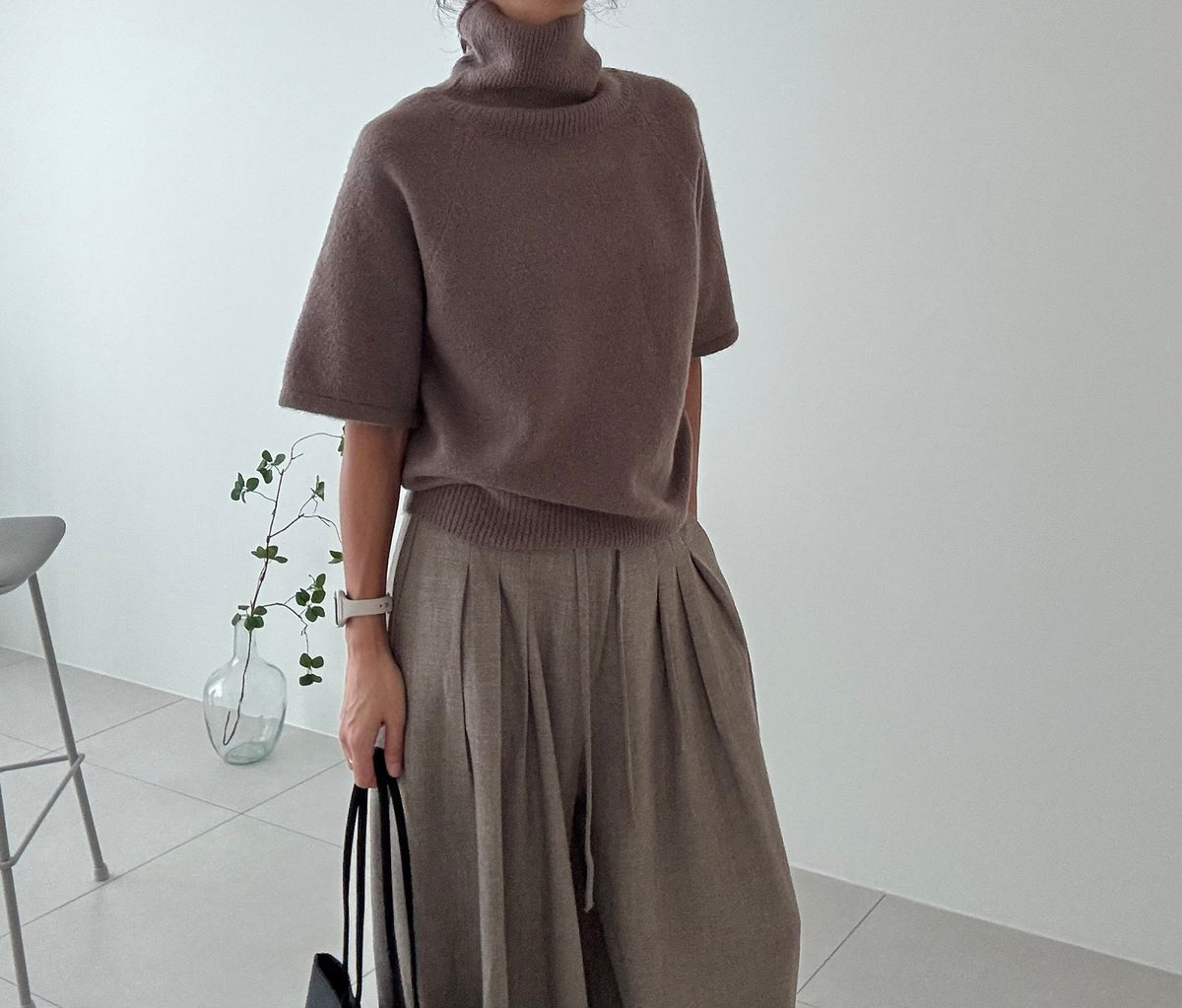 MOMS WEAR Rabbit Polar Knit