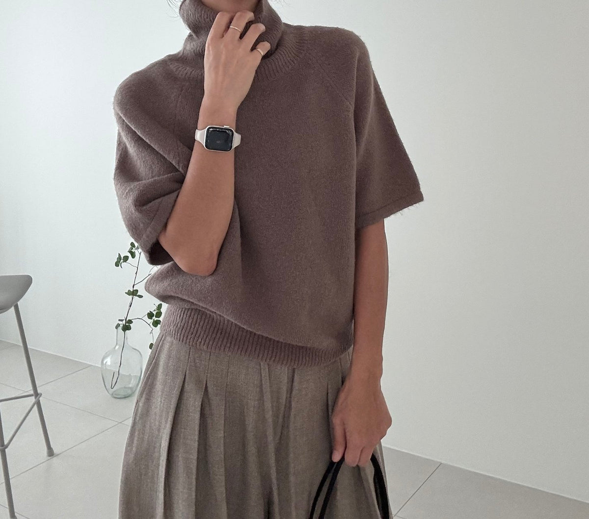 MOMS WEAR Rabbit Polar Knit