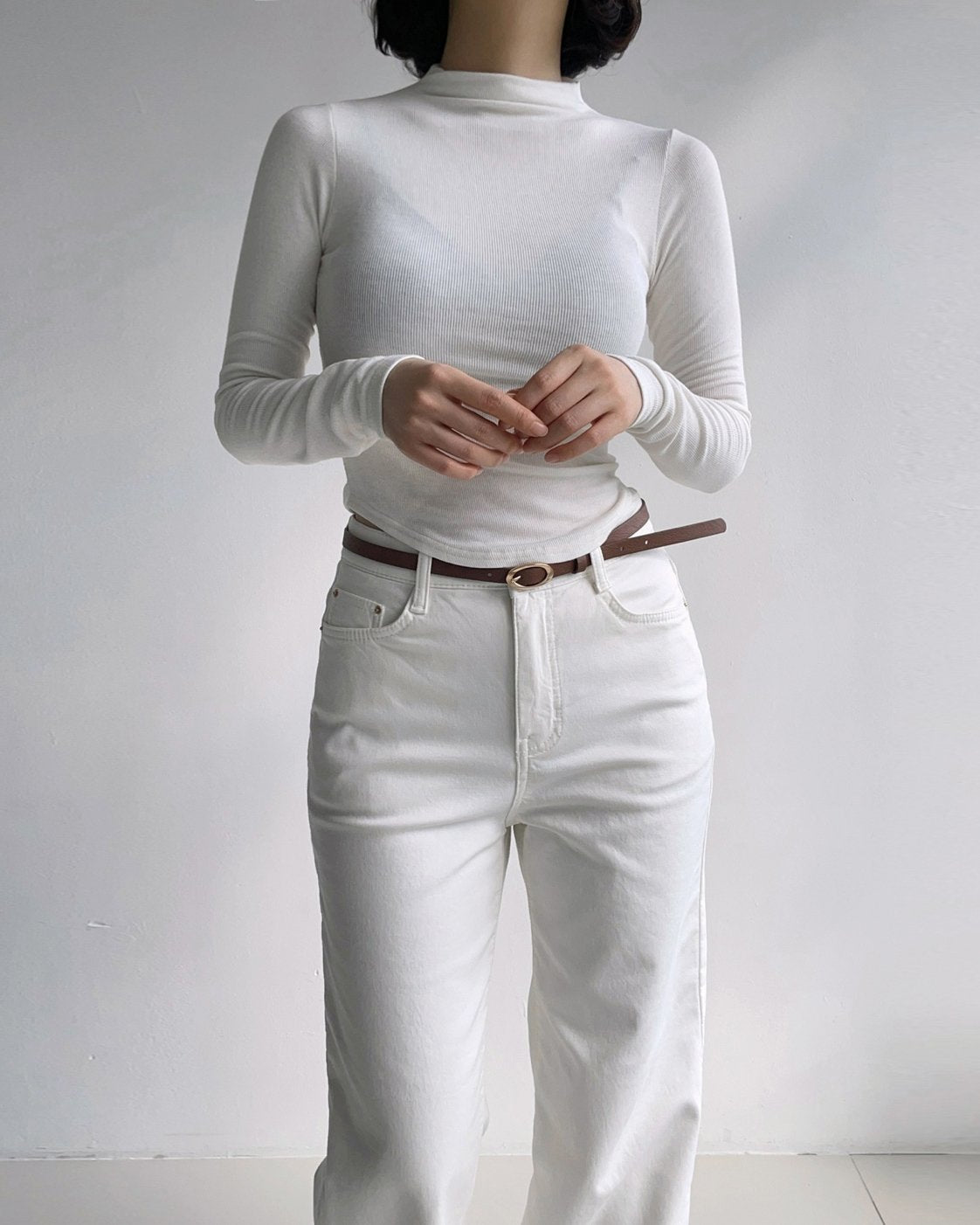 MOMS WEAR HOWLUK Rayon straight fit pants (Fleece inside)