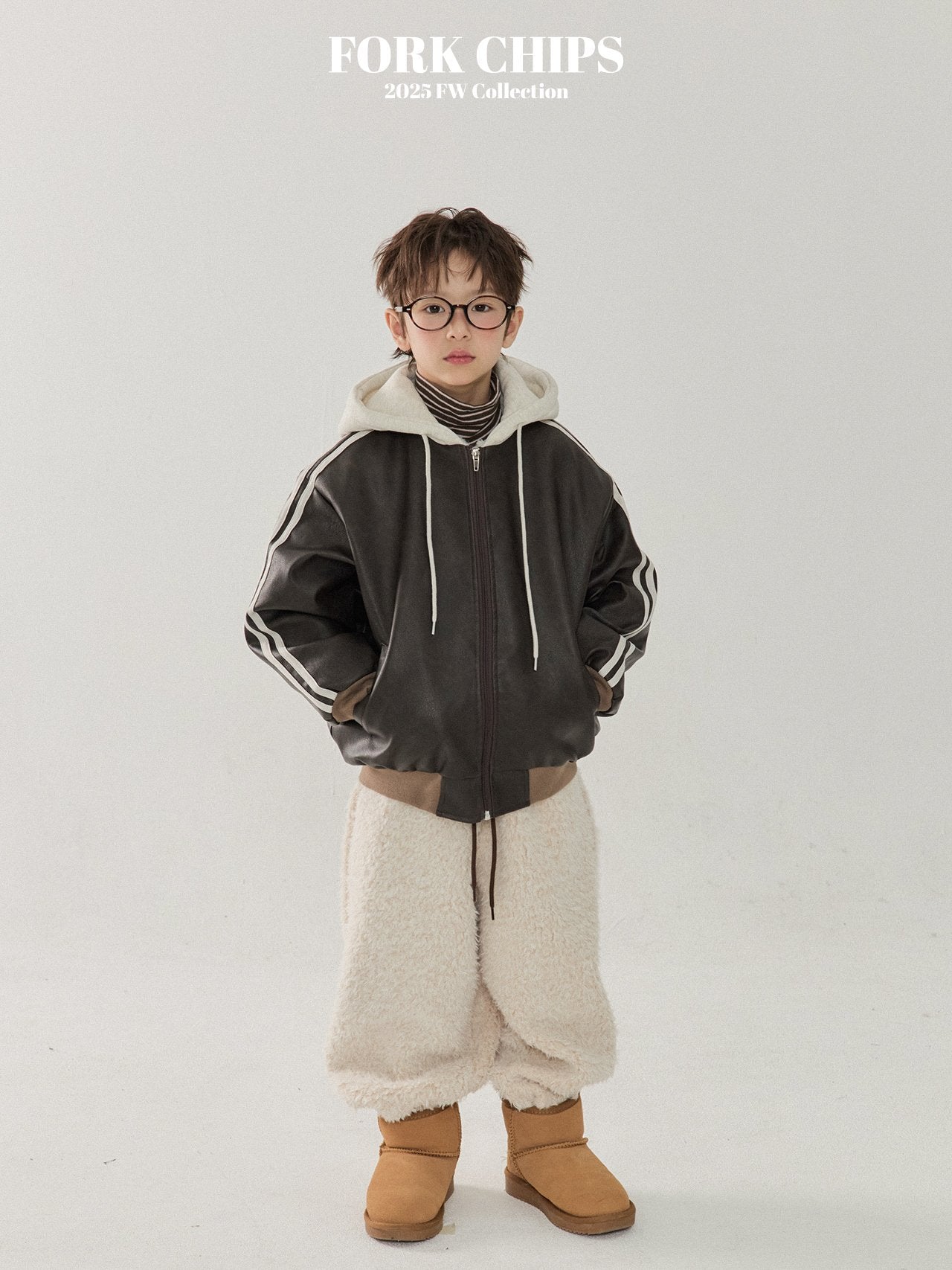 FORK CHIPS Good luck velour zip up set