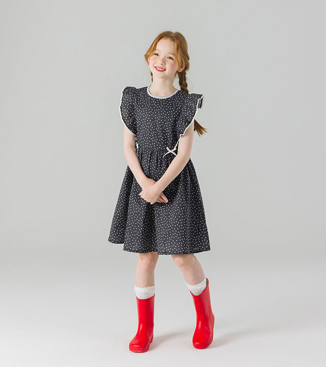 I LOVE J mude heart sleeveless dress