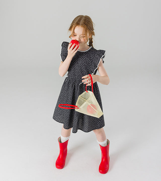 I LOVE J mude heart sleeveless dress