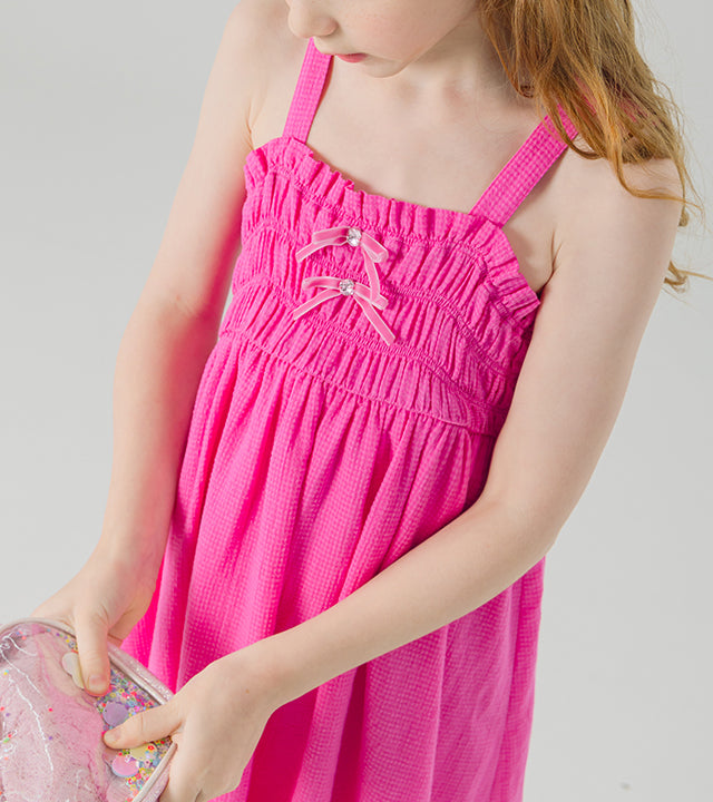 I LOVE J double ribbon strap dress
