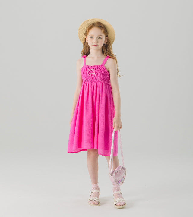 I LOVE J double ribbon strap dress