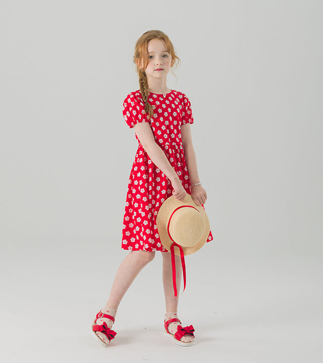 I LOVE J heartple shirred dress