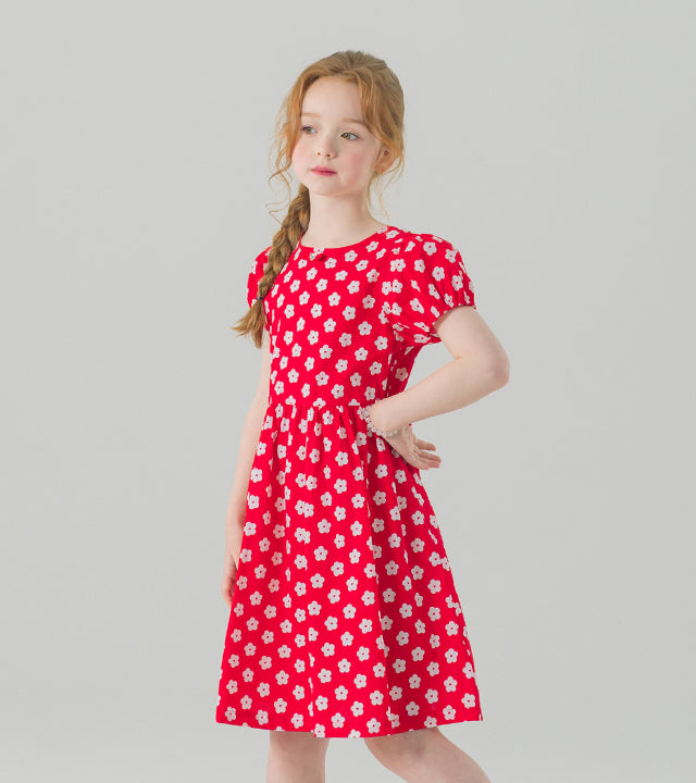 I LOVE J heartple shirred dress