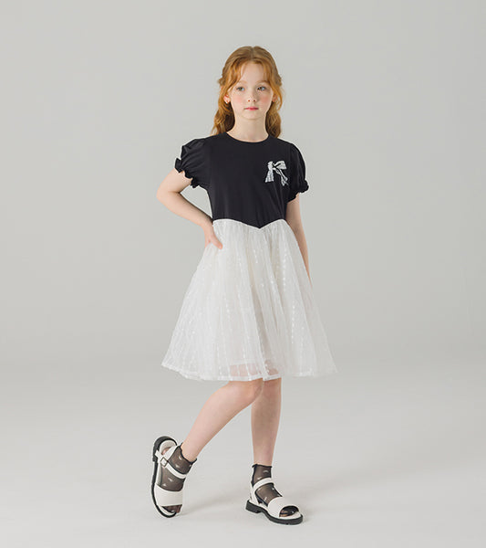 I LOVE J returnper color-block princess dress