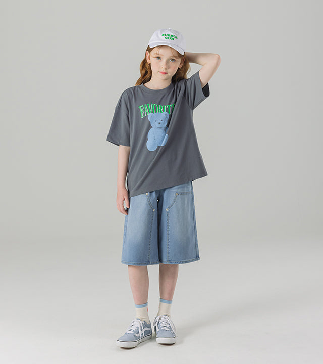 I LOVE J lance bermuda denim shorts