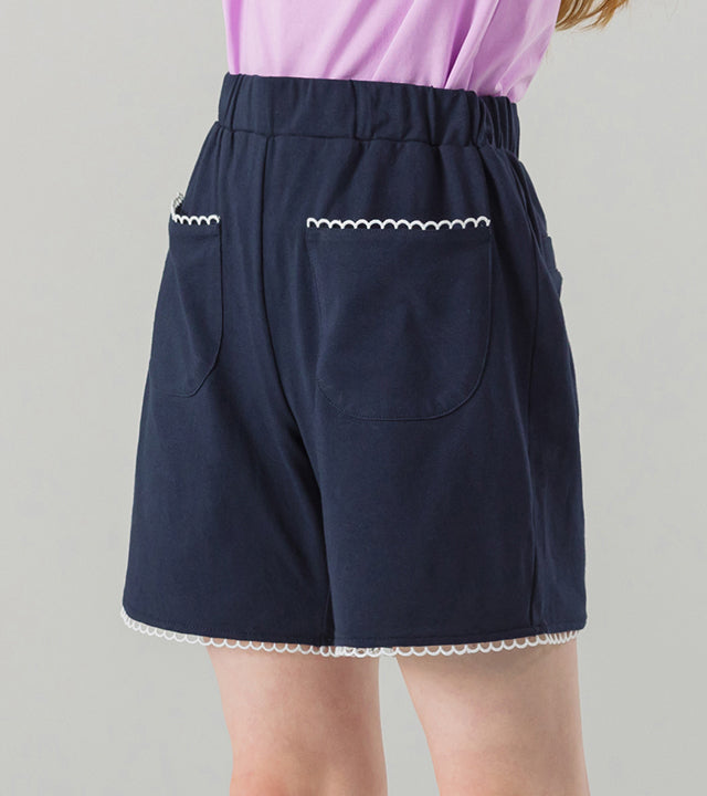 I LOVE J noirz lace mid-length short