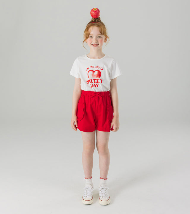 I LOVE J pimu frill pocket shorts