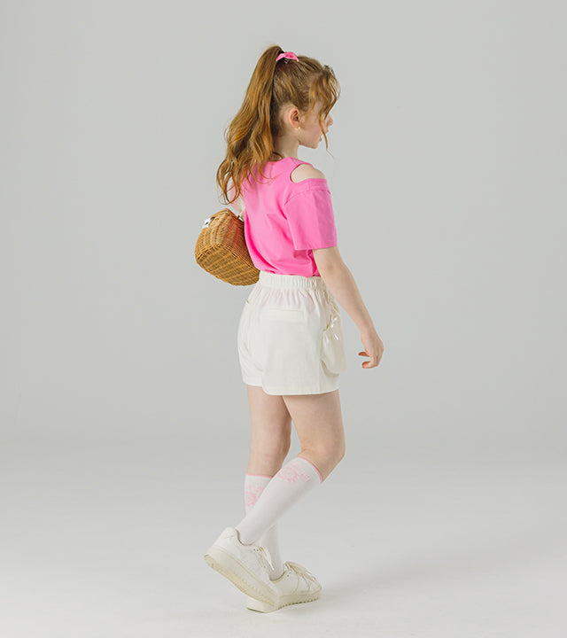 I LOVE J pauz ribbon shorts
