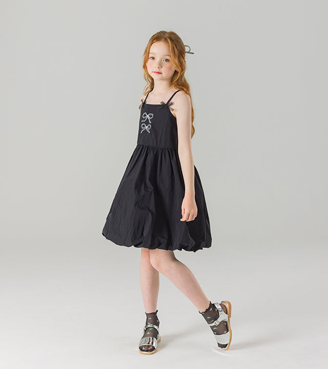I LOVE J sarait ribbon balloon dress